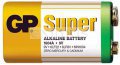 Baterie 6F22 (9V) alkalická GP Super