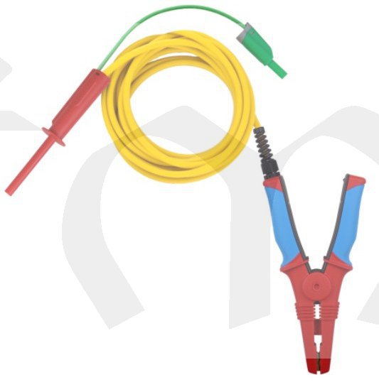 A1822-RED-2M5 - testovací vodič vn 10kV červený se svorkou