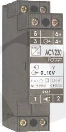 Převodník rms ACN230, zak.vstup/0..10V, nap.230Vac +/-15%