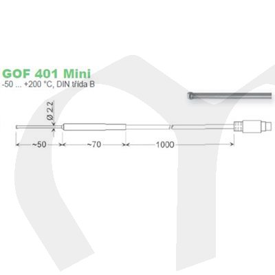 GOF 401Mini - Povrchový snímač pro pevné povrchy