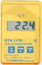 GTH 1170 - Teploměr typ K pro výměnné snímače