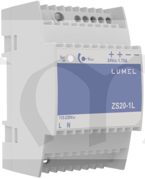 zdroj ZS20-1L, +24V/1,75A